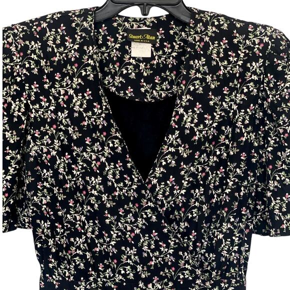 Vintage Stuart Alan Floral Romper Size 12 - Picture 2 of 8